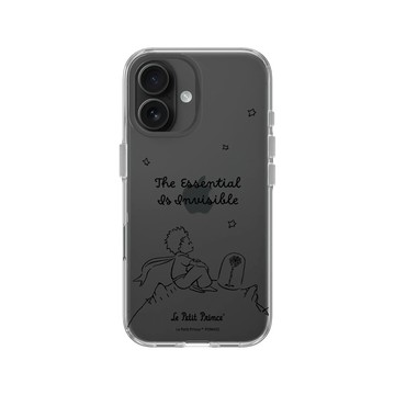 iPhone 16 Clear Case（相機按鈕） 透明 - Le Petit Prince 小王子 - 真正重要的東西是肉眼看不見的
