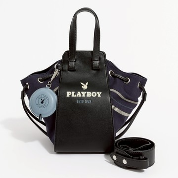 PLAYBOY - 手提包附肩背帶  Urban Pulse系列 - 藍色