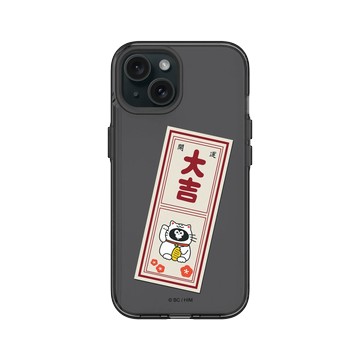 iPhone 15 Clear 酷墨灰 - 奧樂雞 Ology - 開運大吉