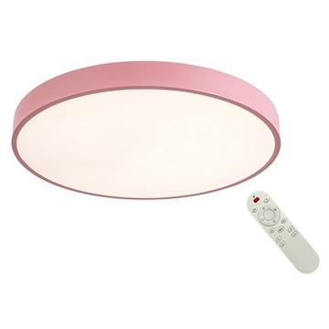 Honey Comb 北歐LED54W遙控調光調色臥室吸頂燈  1入  馬卡龍 粉色