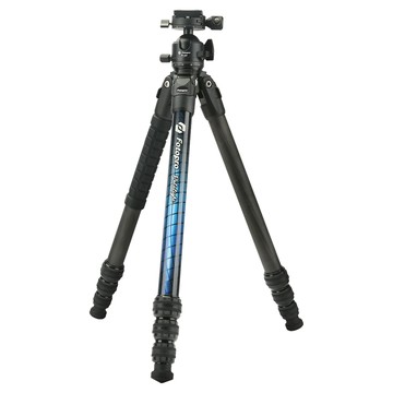 Fotopro 富圖寶 極光碳纖專業三腳架套組 雲台 + 中柱 4節  1套  P-4 + P-4H