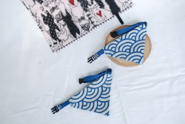 A-NI 貓狗項圈三角旗版