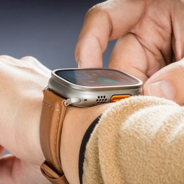 Fortiz AR 9H 鋼化玻璃滿版保護貼for Apple Watch 鈦原色