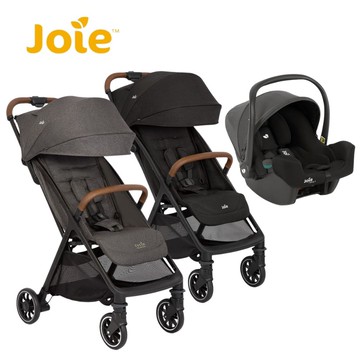 Joie pact™ pro輕便三折車｜i-Snug™2 嬰兒提籃汽座｜嬰兒推車(可登機)【六甲媽咪】