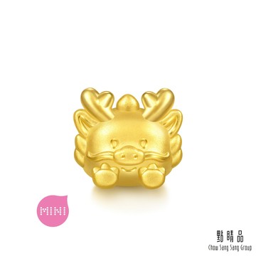 點睛品 Charme Mini 十二生肖-可愛龍 黃金串珠