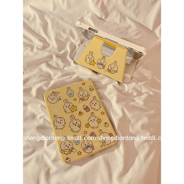 可愛甜品烏薩奇360旋轉iPadPro2024保護套新款適用蘋果iPadAir6/5保護殼13寸平板11寸10.2/10.9帶筆槽mini6女