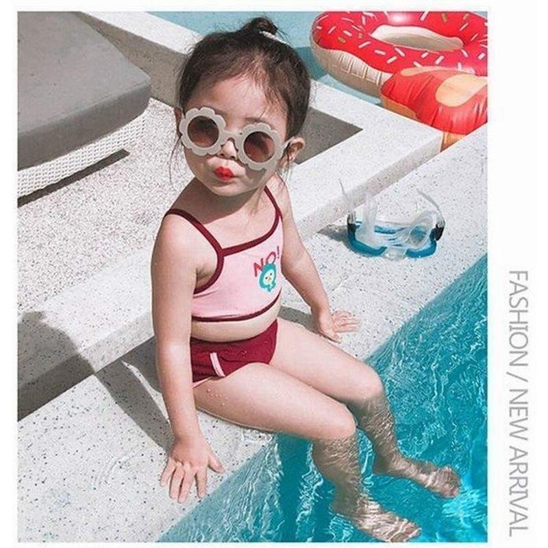 子供水着 キッズ 女の子 ビキニ セパレート 2点セット 80 90 100 110 1cm 子供用 ガールズ ビキニセット Uvカット 海 保育園 幼稚園 ジュニア こども 小学生 通販 Lineポイント最大0 5 Get Lineショッピング