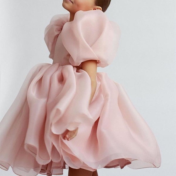 YY童裝西班牙風連身裙春夏時髦洋氣氣質款公主裙禮服周歲ins女童裝