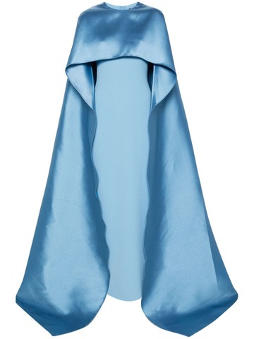 Solace London - The Leni maxi dress - women - Polyester - 14 - Blue