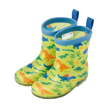 Skater RIBT14 兒童雨鞋含鞋墊  恐龍 綠色  140mm