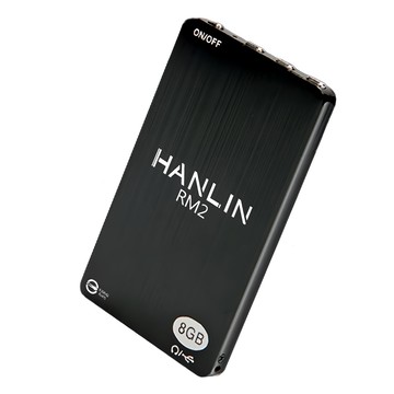 HANLIN RM2 簡易迷你錄音卡 錄音筆 8G  200小時續航力 5mm薄機身  黑色