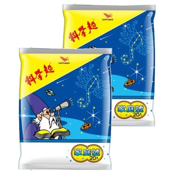 統一 科學麵 Mini包 原味 20包  300g  2袋