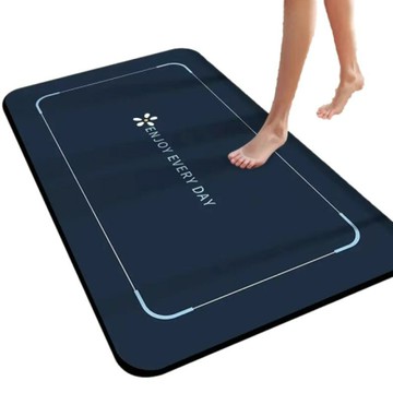 軟式硅藻泥地墊40x60cm-方形-簡約素面(顏色隨機) [大買家]