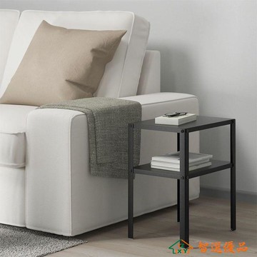 小桌子 IKEA逾洋KNARREVIK科納列維克北歐鐵藝床邊桌床頭桌床頭柜小茶幾 快速出貨