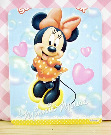 【震撼精品百貨】Micky Mouse 米奇/米妮  卡片-米妮-藍色 震撼日式精品百貨