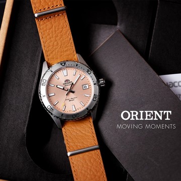 ORIENT 東方錶 Mako系列 鮭魚面 200米機械錶 新年開運 送禮推薦薦-39.9mm RA-AC0Q05P