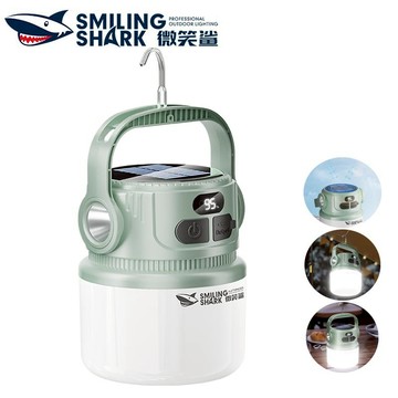 微笑鯊正品 LY8269 LED露營燈 高亮泛光營地燈 便攜掛鉤帳篷燈 6檔 Type-C 帶電顯 防水戶外露營家用照明