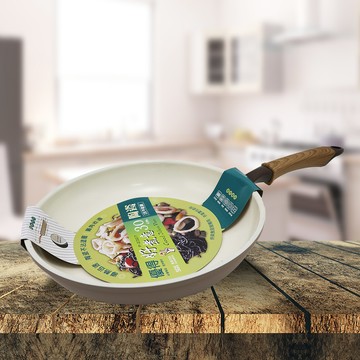 好煮意 陶瓷不沾IH平底鍋-30cm