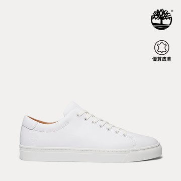男款白色低筒休閒鞋|A5MJSEM2