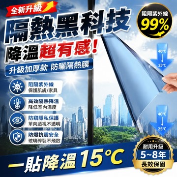【台灣客製化窗貼送貼膜工具】玻璃防曬隔熱膜 窗戶防窺隱私膜 陽台加厚全遮光遮陽玻璃膜