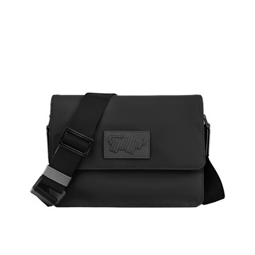 BRAUN BUFFEL 台灣總代理 韋本 小斜背包-黑色/BF588-61-BK