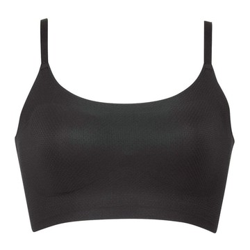 華歌爾-GOCOCI M-LL無鋼圈內衣(黑) 涼感系列-細帶背心款-NB9698BL