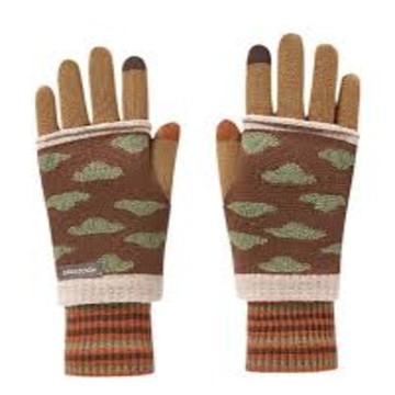 KOCOTREE 石墨烯二合一手套  14 x 7.5cm  點點咖