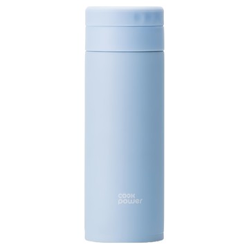 鍋寶 超真空輕量保溫杯 316不鏽鋼內膽 耐用好清洗 長效保熱保冰 輕巧便攜  蔚海藍  400ml  1個