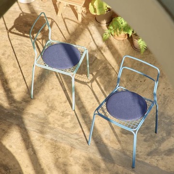 【新品】camino | Gridley 戶外鐵線椅 (一組兩件)