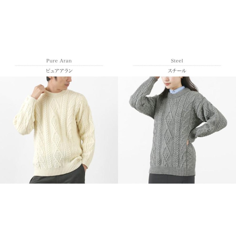 OLD DERBY KNITWEAR（オールドダービーニットウェア） アラン クルー