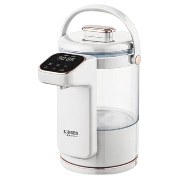 Songen 松井 可分離式水箱溫控玻璃電熱壺 2.4L大容量 40~95°C保溫設定 電動出水  SG-255HP-W