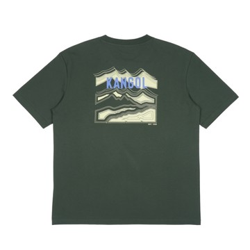 KANGOL 短T 墨綠 山系 印花 短袖 上衣 中性 6525101372