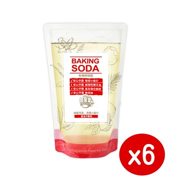 【加倍潔】碗盤洗滌 液體小蘇打(重油汙專用) 800g 補充包 x 6包