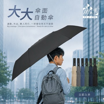 【雨之情】大大傘面簡約時尚自動傘-多色可選_廠商直送