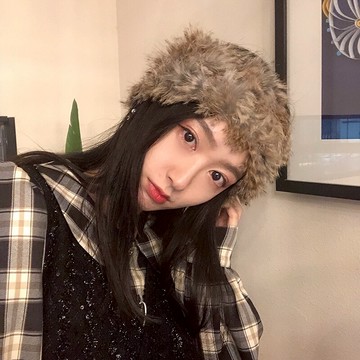 兔毛網紅寬邊束發帶女頭飾外出韓版冬ins潮少女發帶復古毛絨頭帶1入