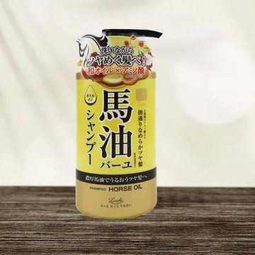 日本製濃郁馬油柔順雙效洗髮精-450ml-2瓶
