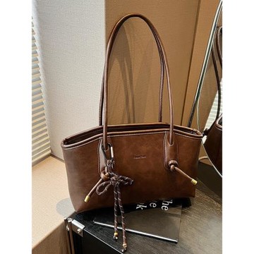 高級質感復古大容量腋下包女2024新款秋冬季通勤單肩包手提托特包