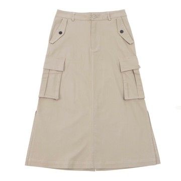 Herschel 官方直營 女性A字長裙-淺卡其