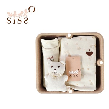 【SISSO有機棉】小葉子飄飄萬用毯禮盒