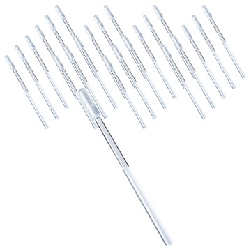 E.dot 透明黏耳棒 (大號) 樹脂合成膠+PET塑料  24支  1組