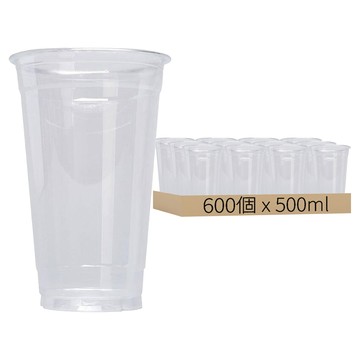 一次性冰杯 148 x 98 x 60mm  500ml  600個  1組