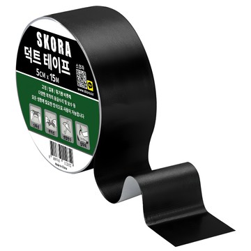 Skora 布膠帶 5cm x 15m 黑色  1個