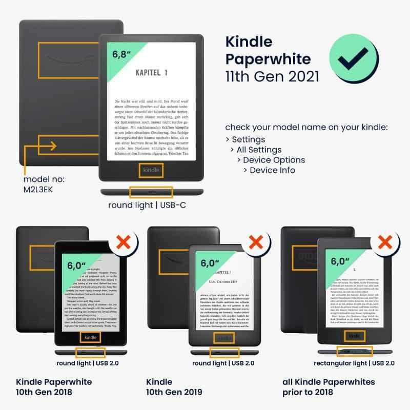 対応:  Kindle Paperwhite 11. Generation 2021 ケース 電子書籍カバー フェルト オートスリープ re