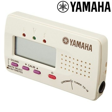 非凡樂器『YAMAHA 山葉』CHROMATIC TUNER 吉他貝斯管弦樂調音器 TD-18WE+夾 / 公司貨