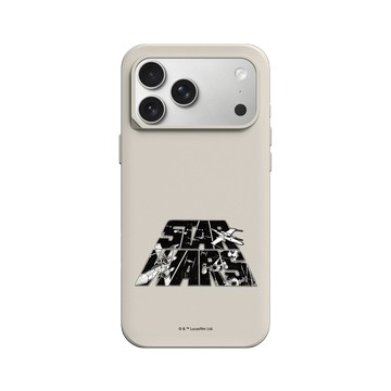 iPhone 17 Pro Max SolidX 貝殼灰 - 迪士尼-星際大戰 Star Wars - Spaceship Logo-經典