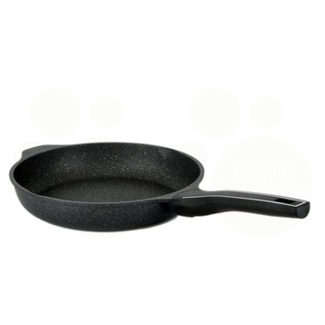 潔豹 家悅鑄造抗沾淺型平底鍋 / 26CM (導磁不銹鋼加底 IH電磁爐可用不沾鍋煎鍋炒鍋)