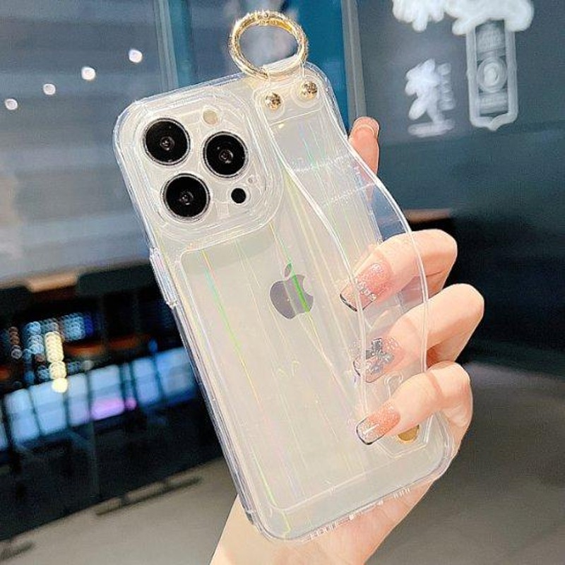 取寄】iphone ケース スマホケース クリア アクリル ハンドル リング