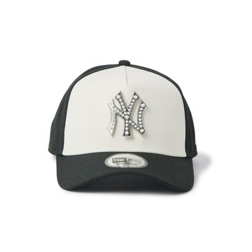 NEW ERA 男女 9FORTY AF 日版 NE MLB PEARL BADGE 紐約洋基 奶油白/黑 NE14952137