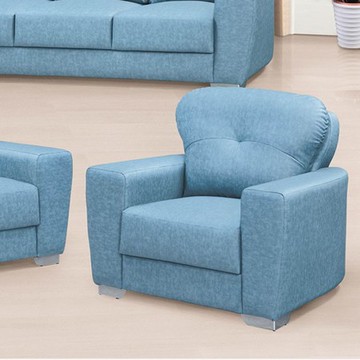 微笑貓抓皮單人沙發