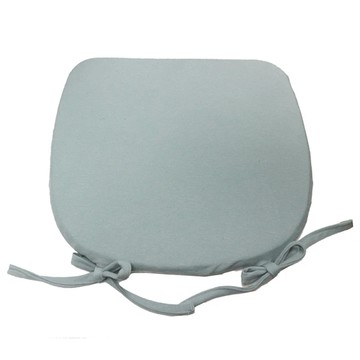 J&N 典雅素色餐椅墊2件組 - 簡約素色針織布 底部止滑設計  43 x 43 x 3cm  藍色